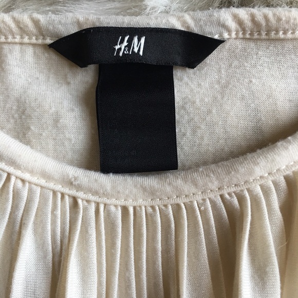 H&M Two-Tiered Pleated Flounce Top - Picture 4 of 4